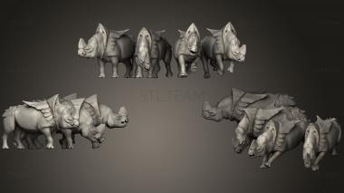 3D model Alien Rhinoceros (STL)